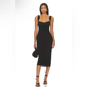 Free people - Girls got glam black slip dress